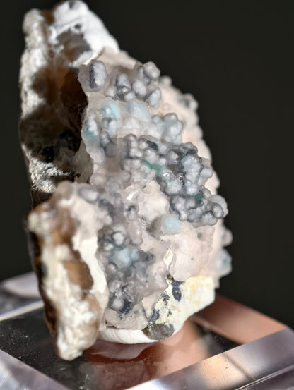 Neufund! Chrysokoll in Chalcedon aus Indonesien