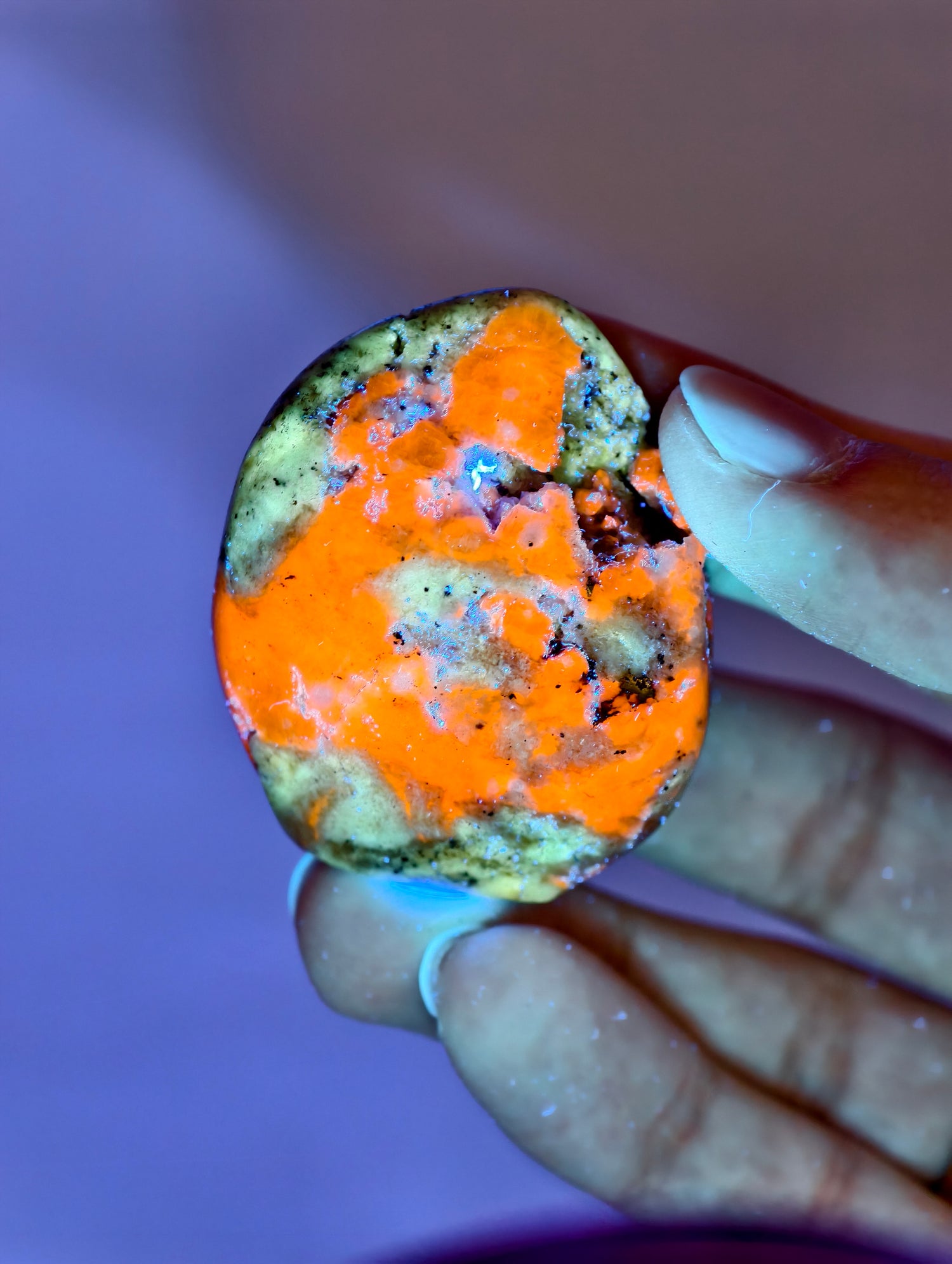 Seltene Haüyn Sodalith Mix Freiform (UV Aktiv!)