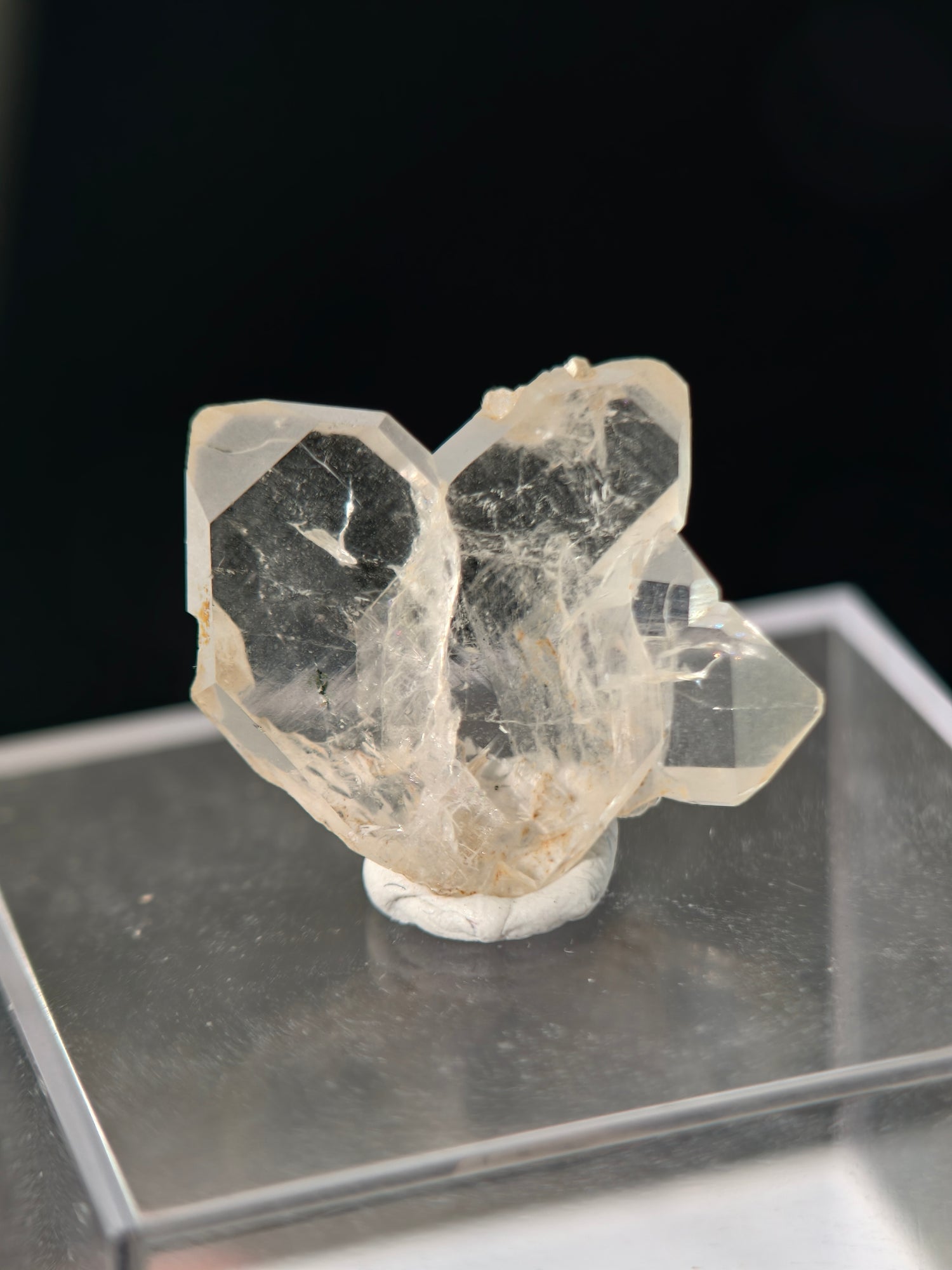 Doppelter Japan Law Twin Quarz vom Suisho Berg, Nagasaki, Japan 🇯🇵