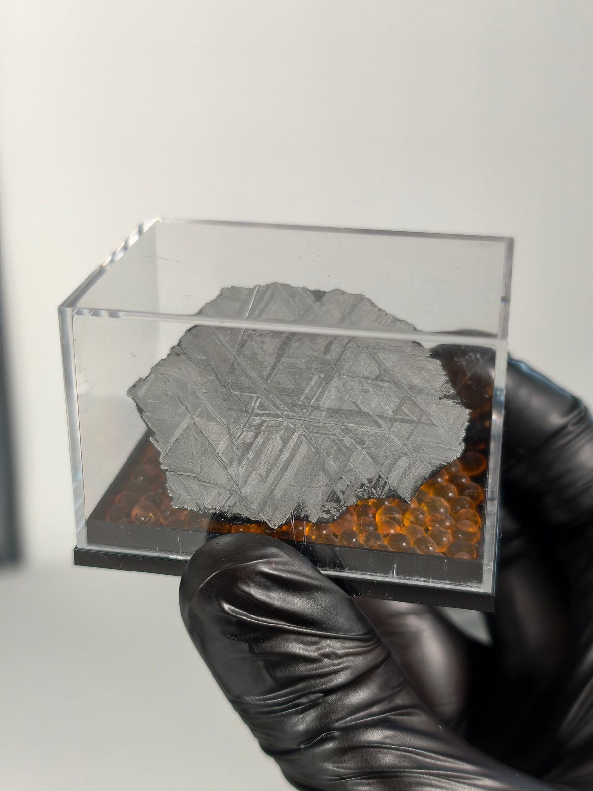 Muonionalusta Meteorit ENDSTÜCK 98,26g mit Zertifikat