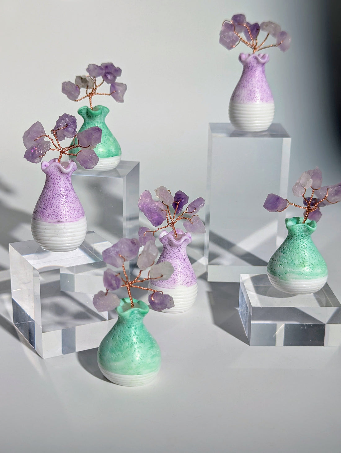 Amethyst Kristall Bäumchen in Vase