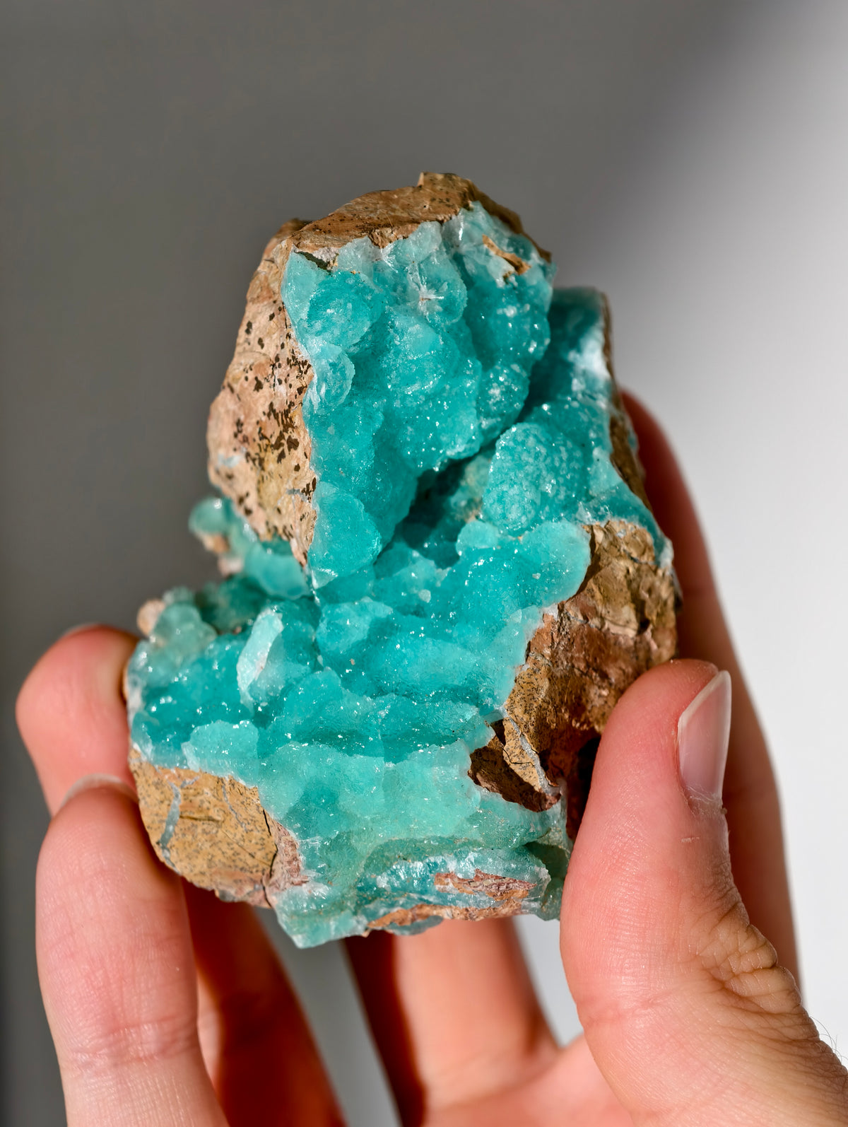 Blauer Hemimorphit aus Kongo 🩵