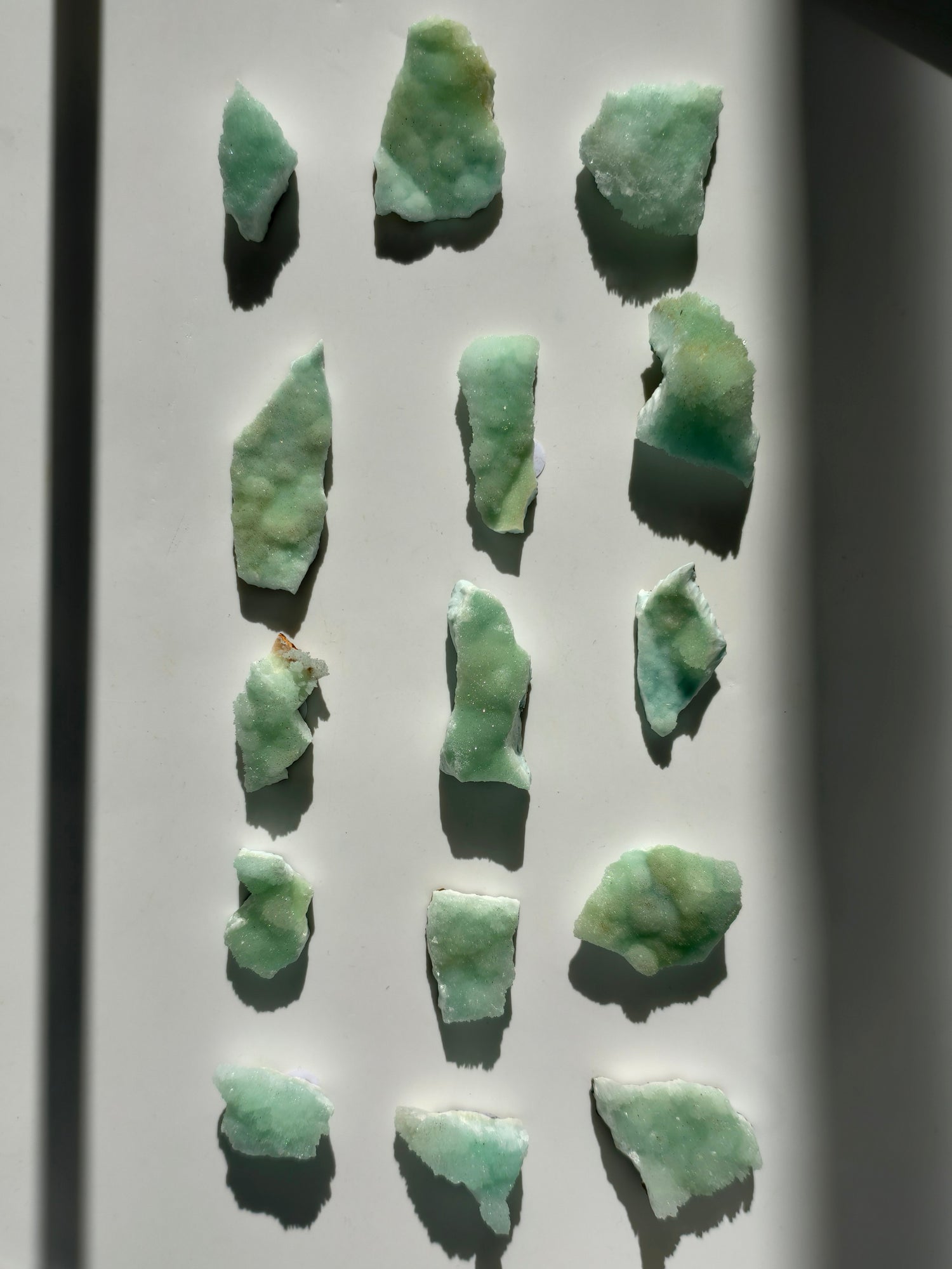Grüner/türkis Aragonit aus Yunnan (wähle aus)
