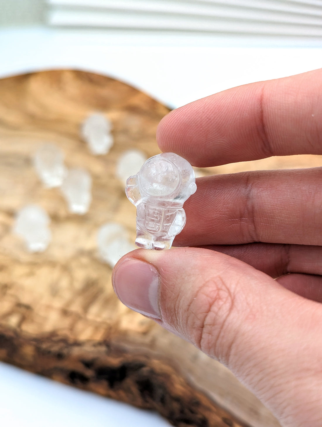 Bergkristall mini Astronauten