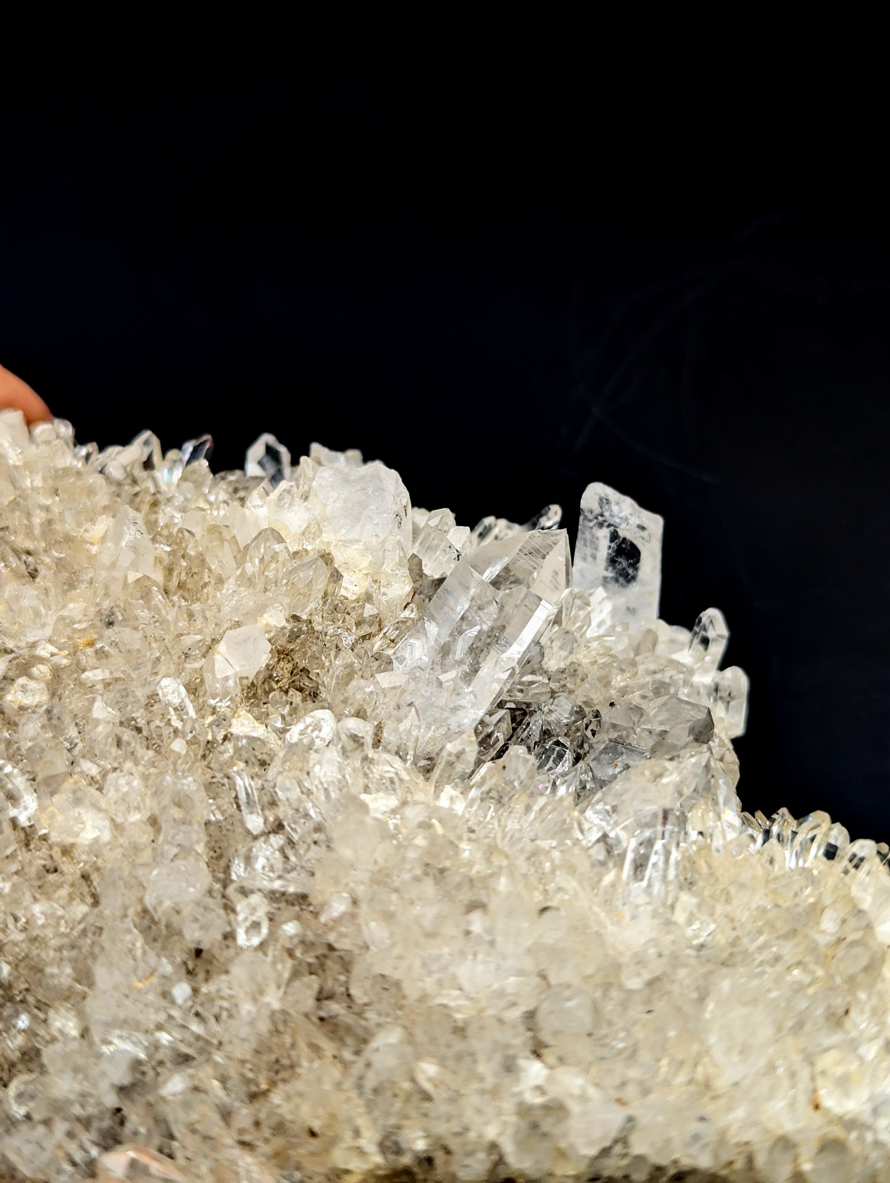 Chrysanthemen Quarz Cluster II