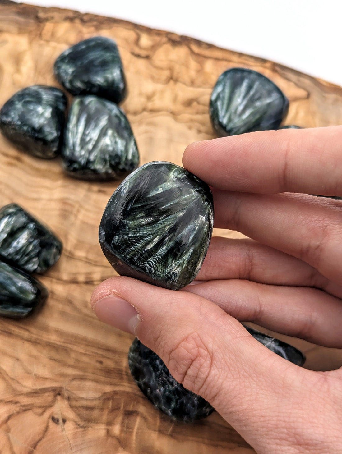 Seraphinit/Serafinit Trommelsteine A-Qualität